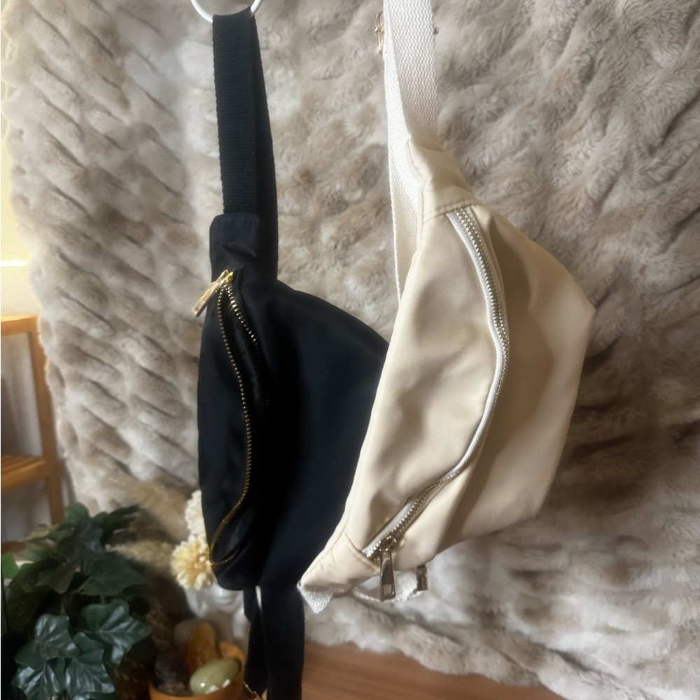 Stylish Black and Cream Women's Bags
